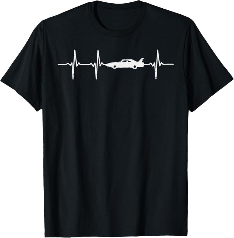 100% Cotton Heartbeat Car Drag Race Pulse Strip Driver Racing Racer Gift T-Shirt Hoodie, Sweatshirt | PrintMintTees.com
