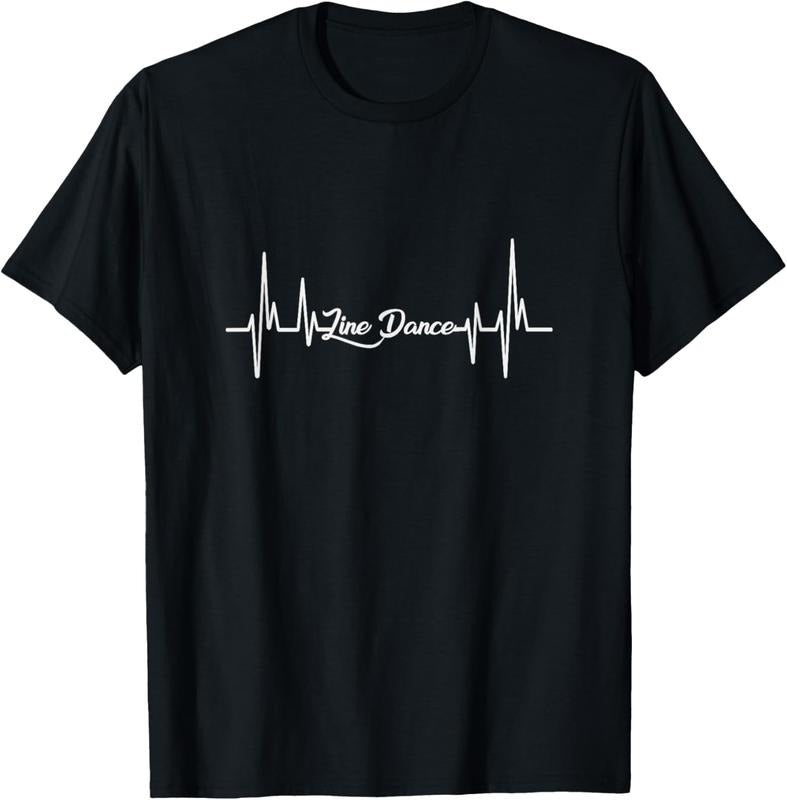 100% Cotton Heartbeat Line Dance T-Shirt Hoodie, Sweatshirt | PrintMintTees.com