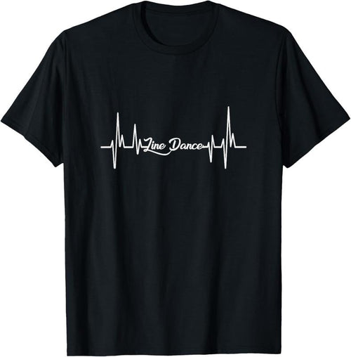 100% Cotton Heartbeat Line Dance T-Shirt Hoodie, Sweatshirt | PrintMintTees.com