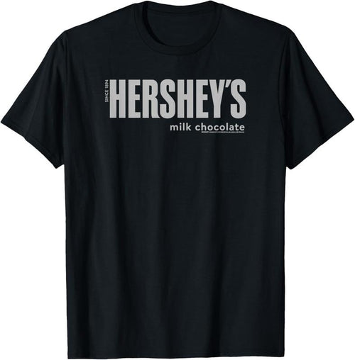 100% Cotton Hershey's Milk Chocolate Vintage Classic Candy Logo T-Shirt Hoodie Sweatshirt | PrintMintTees.com