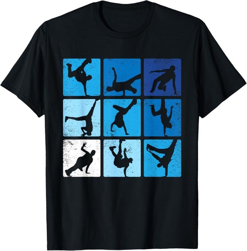 100% Cotton Hip Hop Break Dance Poses Retro Vintage T-Shirts, Hoodie, Sweatshirt