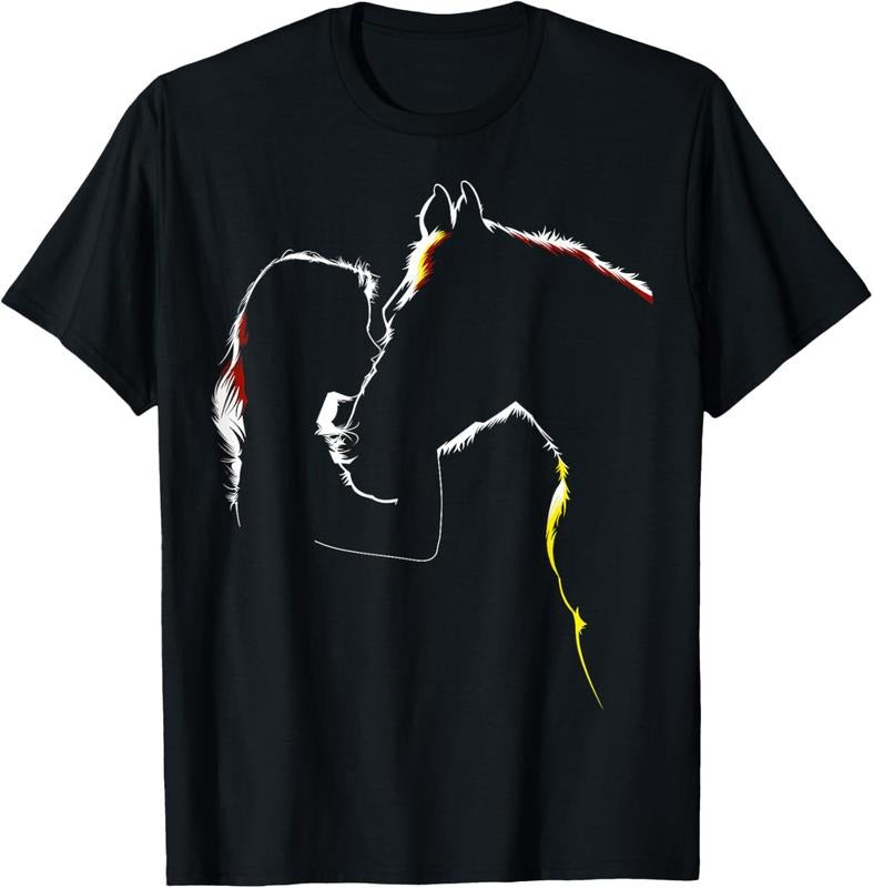 100% Cotton Horse Shirt for Ladies - Horse Related Gifts T-Shirt Hoodie Sweatshirt | PrintMintTees.com