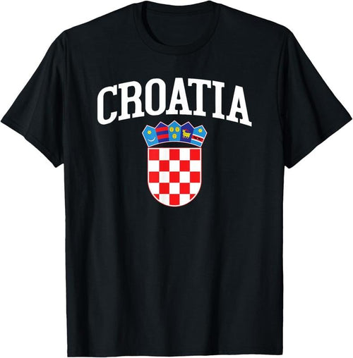 100% Cotton Hrvatska Croatian Croatia Flag T-Shirt Gift for Croats T-Shirt Hoodie, Sweatshirt | PrintMintTees.com