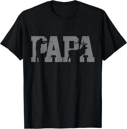 100% Cotton Hunter Dad Deer Father Father's Day Hunting Papa T-Shirt Hoodie Sweatshirt | PrintMintTees.com