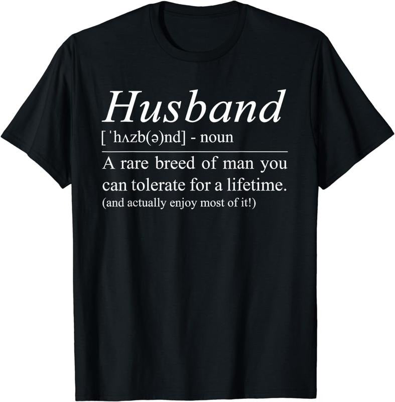[100% Cotton]Husband Definition Funny Husband Wife Sarcasctic humor T-Shirt Hoodie Sweatshirt | PrintMintTees.com