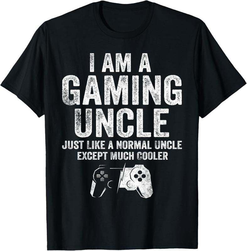 100% Cotton I Am A Gaming Uncle Funny Video Gamer Gift Video Game Lover T-Shirt Hoodie, Sweatshirt | PrintMintTees.com