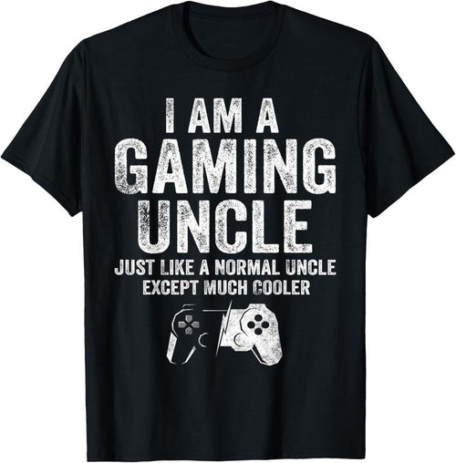 100% Cotton I Am A Gaming Uncle Funny Video Gamer Gift Video Game Lover T-Shirt Hoodie, Sweatshirt | PrintMintTees.com