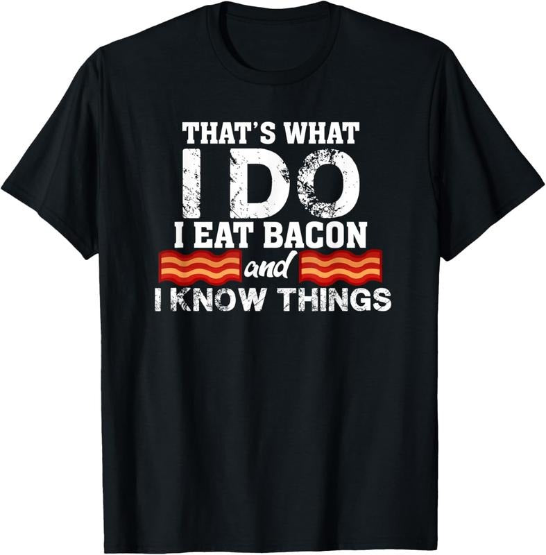 100% Cotton I Eat Bacon Funny Bacon Lover Gift Foodie Meat T-Shirt Hoodie, Sweatshirt | PrintMintTees.com
