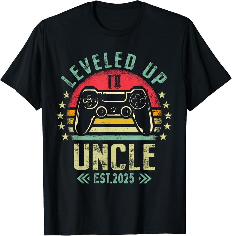 100% Cotton I Leveled Up Uncle 2025 Promoted Uncle Level Unlocked T-Shirts, Hoodie, Sweatshirt