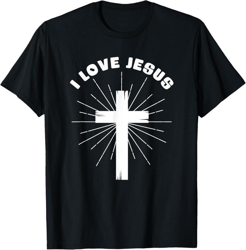 100% Cotton I Love Jesus T-Shirt Hoodie, Sweatshirt | PrintMintTees.com