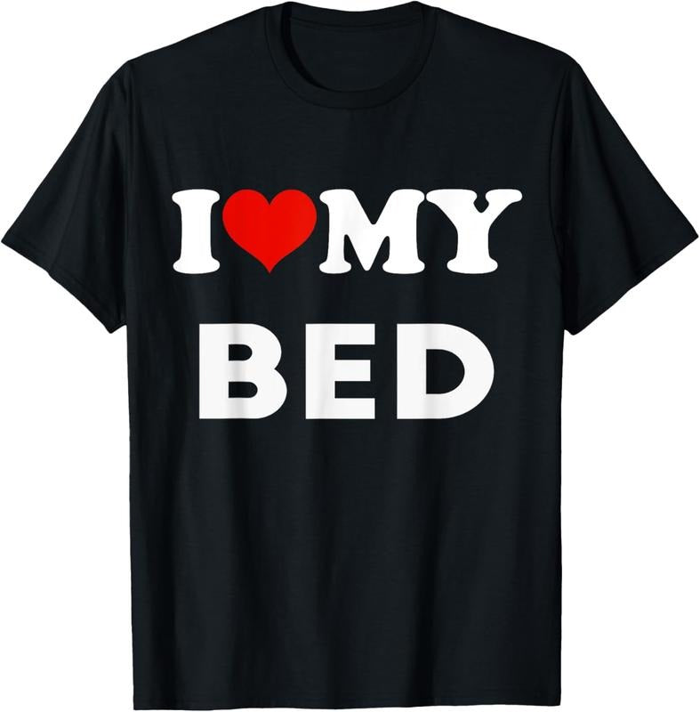 100% Cotton I Love My Bed Funny Pajama T-Shirts, Hoodie, Sweatshirt