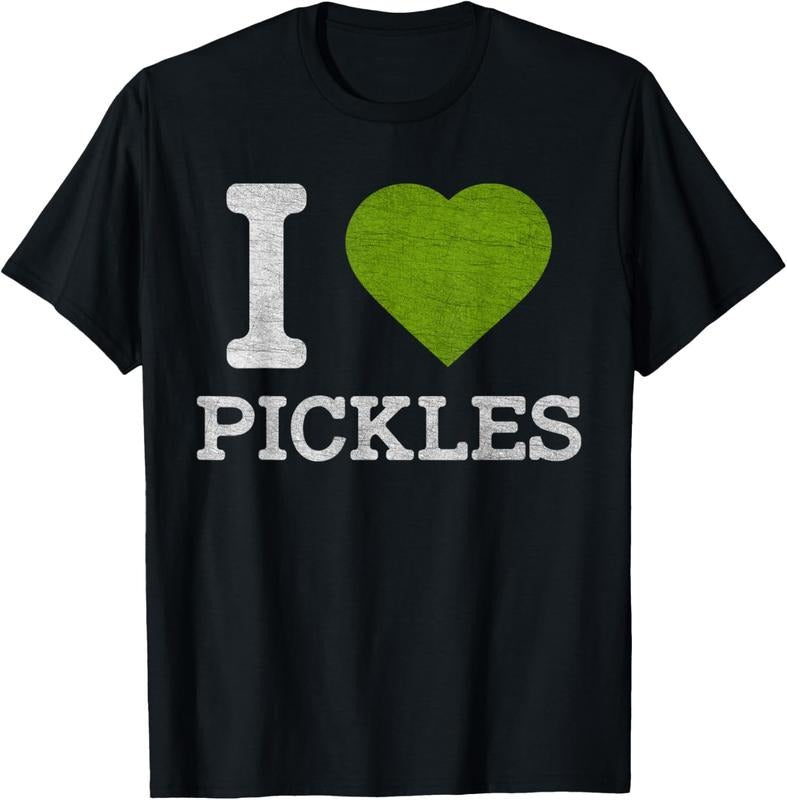 100% Cotton I Love Pickles Shirt - Funny T Shirts for Men & Women T-Shirt Hoodie, Sweatshirt | PrintMintTees.com