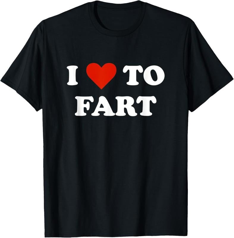 100% Cotton I Love To Fart Heart T-Shirt Hoodie, Sweatshirt | PrintMintTees.com