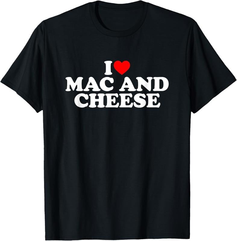 100% Cotton I Love macaroni And Cheese T-Shirt Hoodie Sweatshirt | PrintMintTees.com