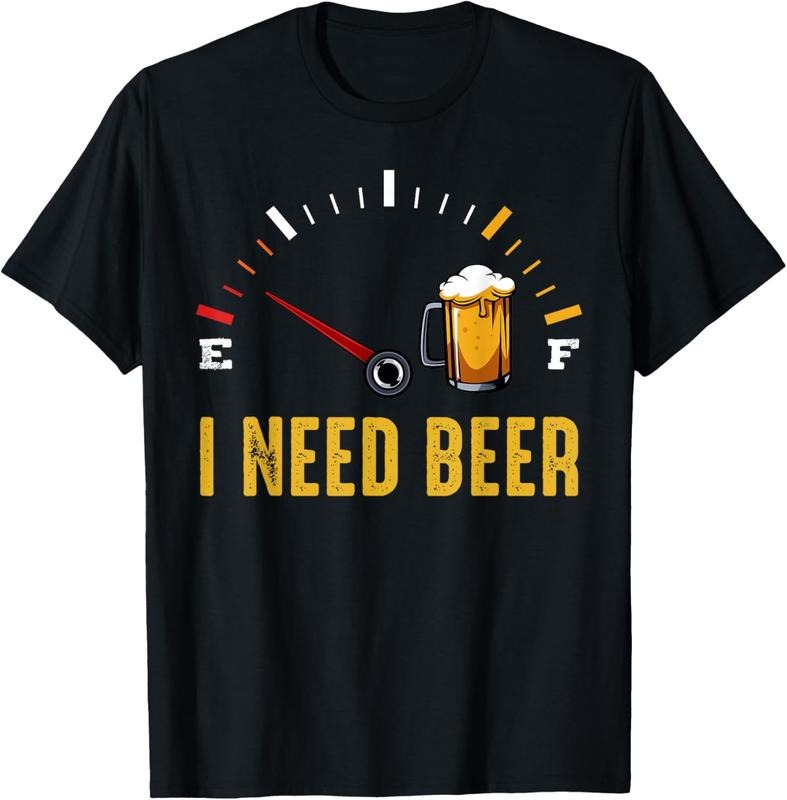 100% Cotton I Need A Beer Meter Alcohol Drinking Funny Brewing Hops T-Shirt Hoodie, Sweatshirt | PrintMintTees.com