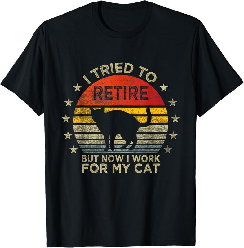100% Cotton I Tried Retire But Now I Work My Cat Retirement T-Shirts, Hoodie, Sweatshirt