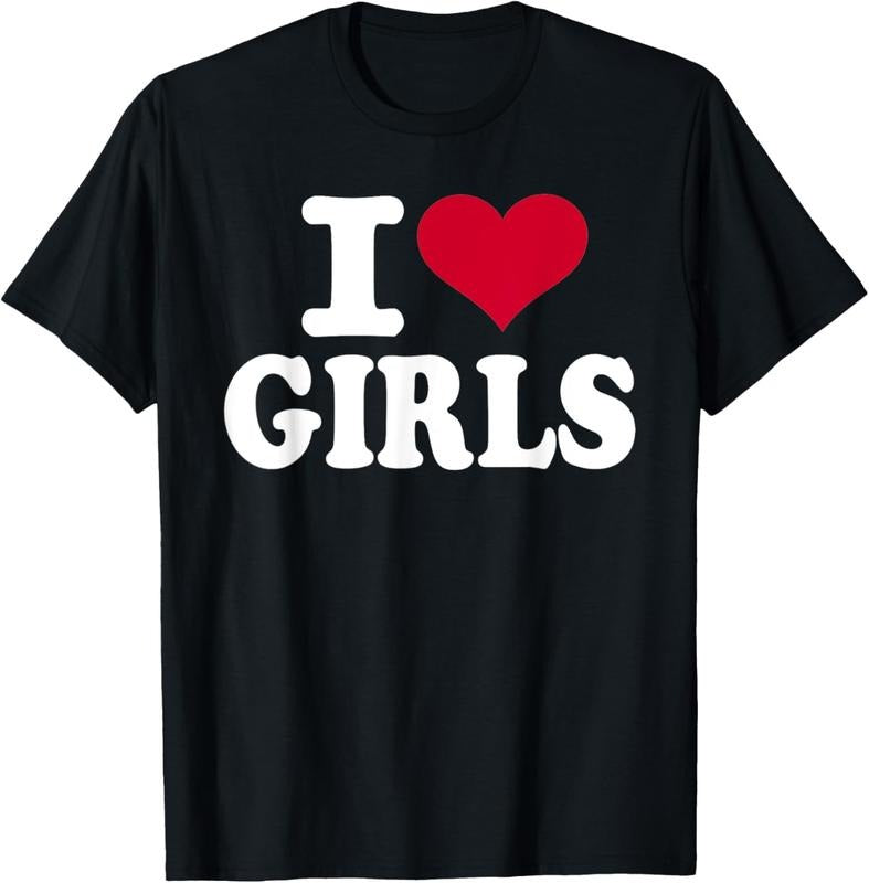 100% Cotton I love girls T-Shirt Hoodie, Sweatshirt | PrintMintTees.com