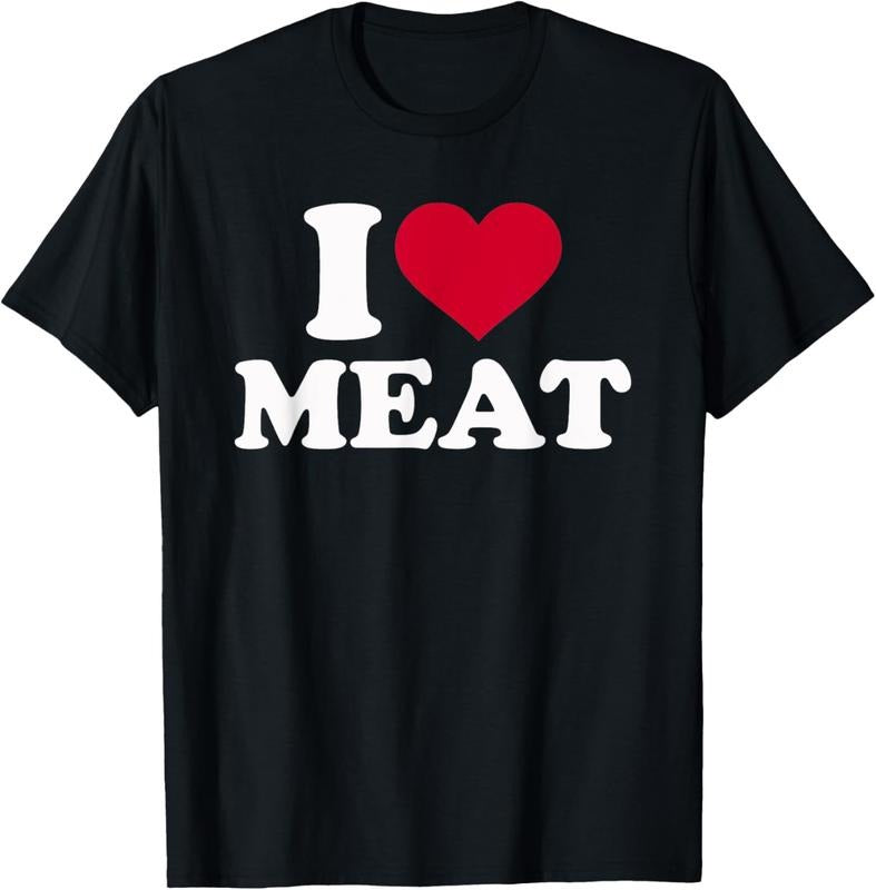 100% Cotton I love meat T-Shirt Hoodie Sweatshirt | PrintMintTees.com