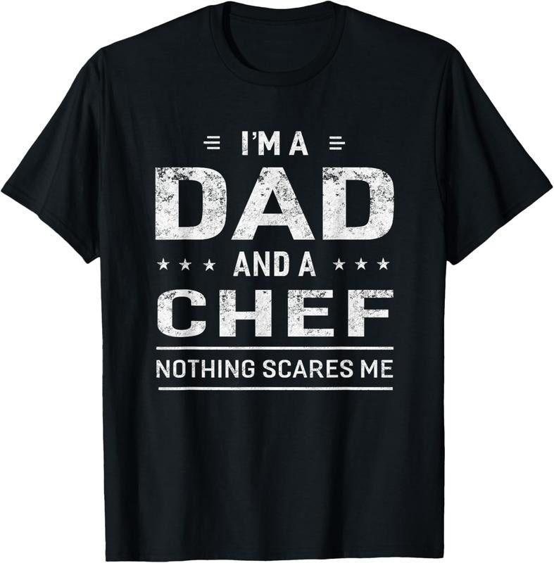100% Cotton I'm A Dad And Chef T-shirt For Men Father Funny Gift T-Shirt Hoodie, Sweatshirt | PrintMintTees.com