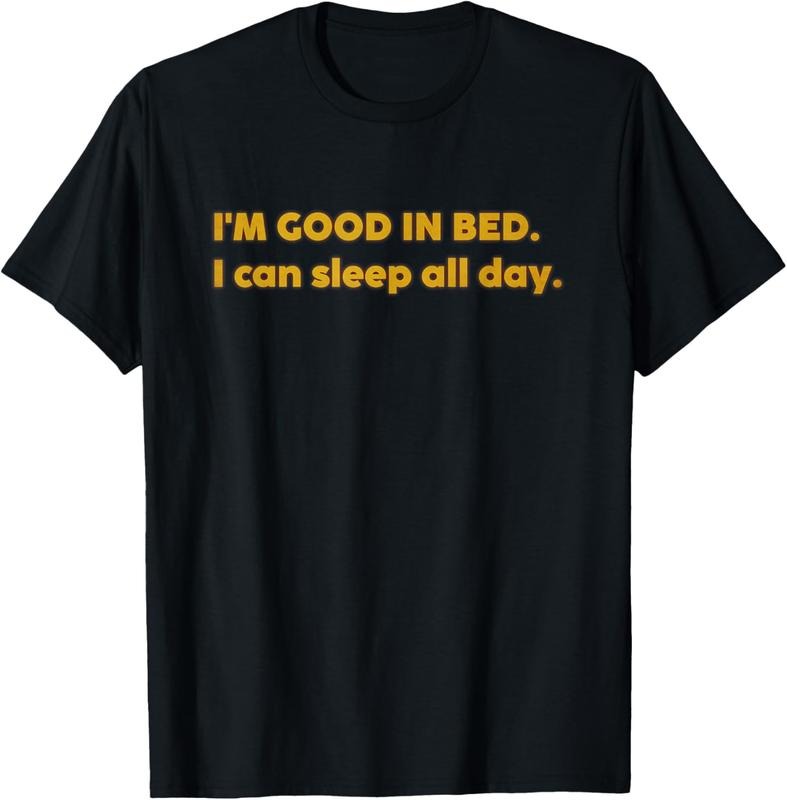 100% Cotton I'M Good Bed I Can Sleep All Day Retro Vintage Funny T-Shirts, Hoodie, Sweatshirt