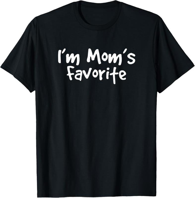 100% Cotton I'M Mom'S Favorite Funny Handwriting Saying T-Shirts, Hoodie, Sweatshirt