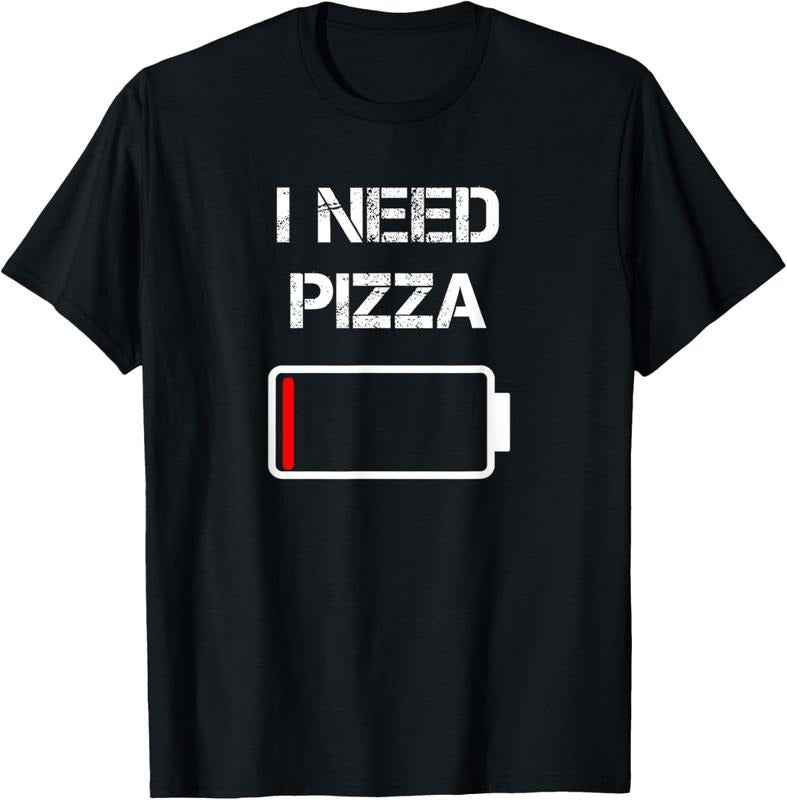 100% Cotton I need pizza | Italian food | Pizza Lover | Funny Pizza T-Shirt Hoodie Sweatshirt | PrintMintTees.com