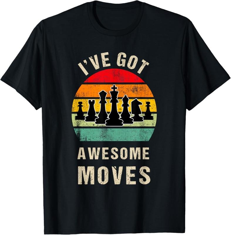 100% Cotton I've Got Awesome Moves Chess Player, Funny Chess Player T-Shirt Hoodie, Sweatshirt | PrintMintTees.com