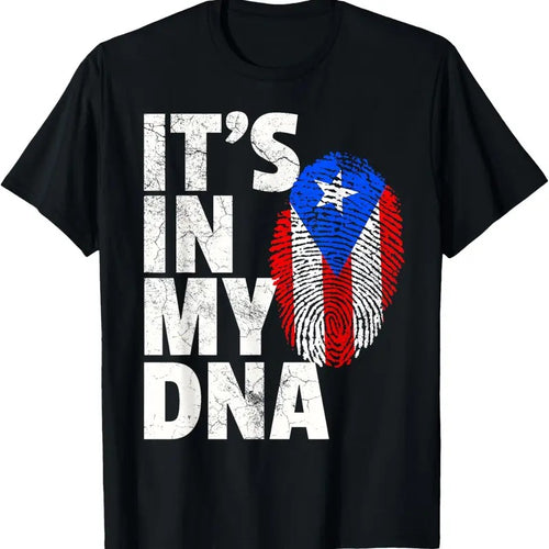 100% Cotton IT'S IN MY DNA Puerto Rico Rican Flag T Shirt Men Women  T-Shirt Hoodie, Sweatshirt | PrintMintTees.com