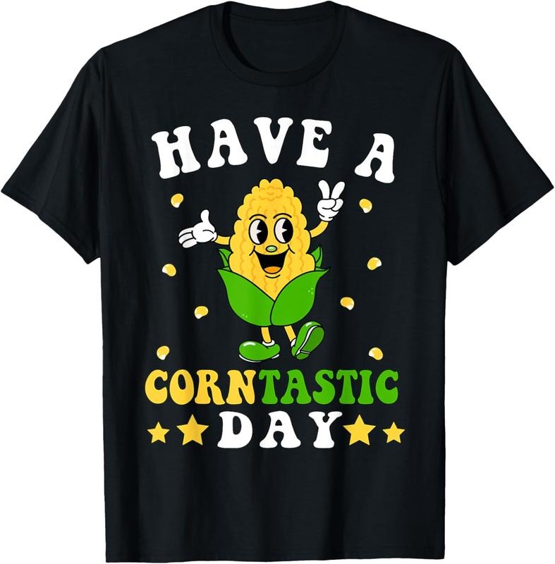 100% Cotton It's Corn Have A Corntastic Day Funny Corn Pun   T-Shirt Hoodie, Sweatshirt | PrintMintTees.com