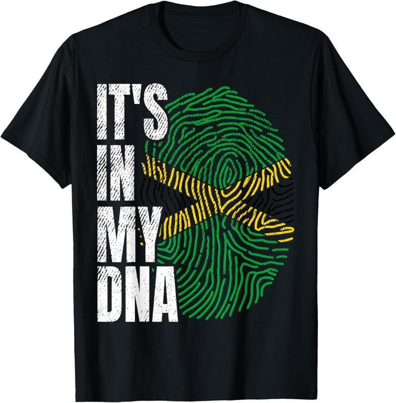 100% Cotton It's in My DNA Jamaican Flag Jamaica Boy Girl Gift T-Shirt Hoodie Sweatshirt | PrintMintTees.com