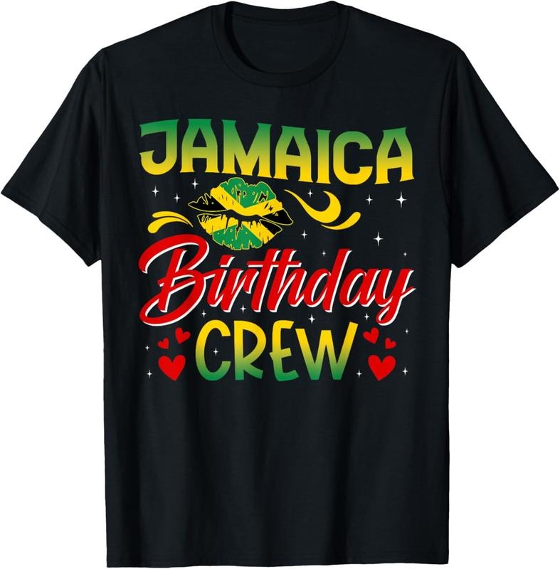 100% Cotton Jamaica Birthday Crew Girls Family Trip 2025 Birthday Squad T-Shirt Hoodie, Sweatshirt | PrintMintTees.com