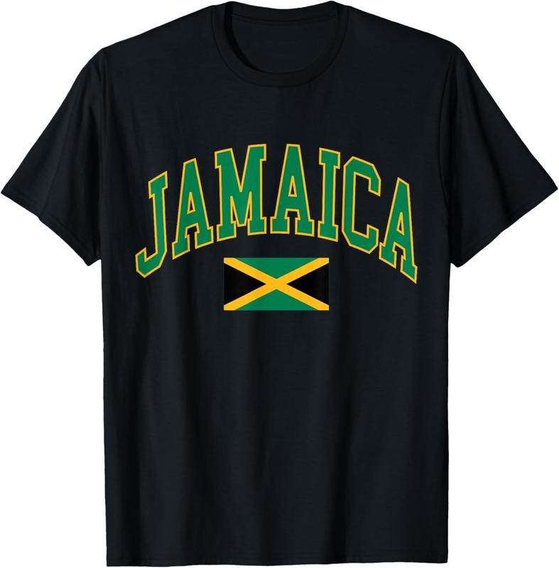 100% Cotton Jamaica Flag T-Shirt Hoodie Sweatshirt | PrintMintTees.com