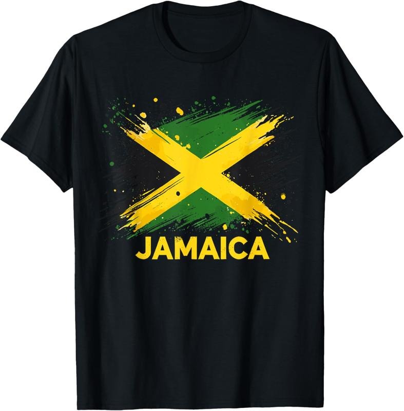 100% Cotton Jamaica Retro Jamaican Flag Shirt Hoodie Sweatshirt