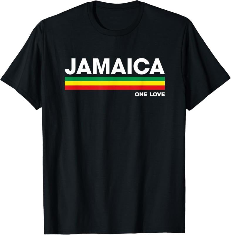 100% Cotton Jamaica Retro Reggae Color Bars Jamaican Vacation Souvenir T-Shirts, Hoodie, Sweatshirt