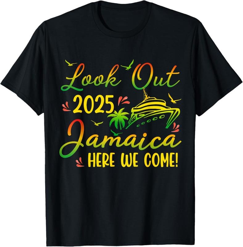 100% Cotton Jamaica Vacation 2025 Shirt Matching Jamaican Family T-Shirt Hoodie Sweatshirt | PrintMintTees.com