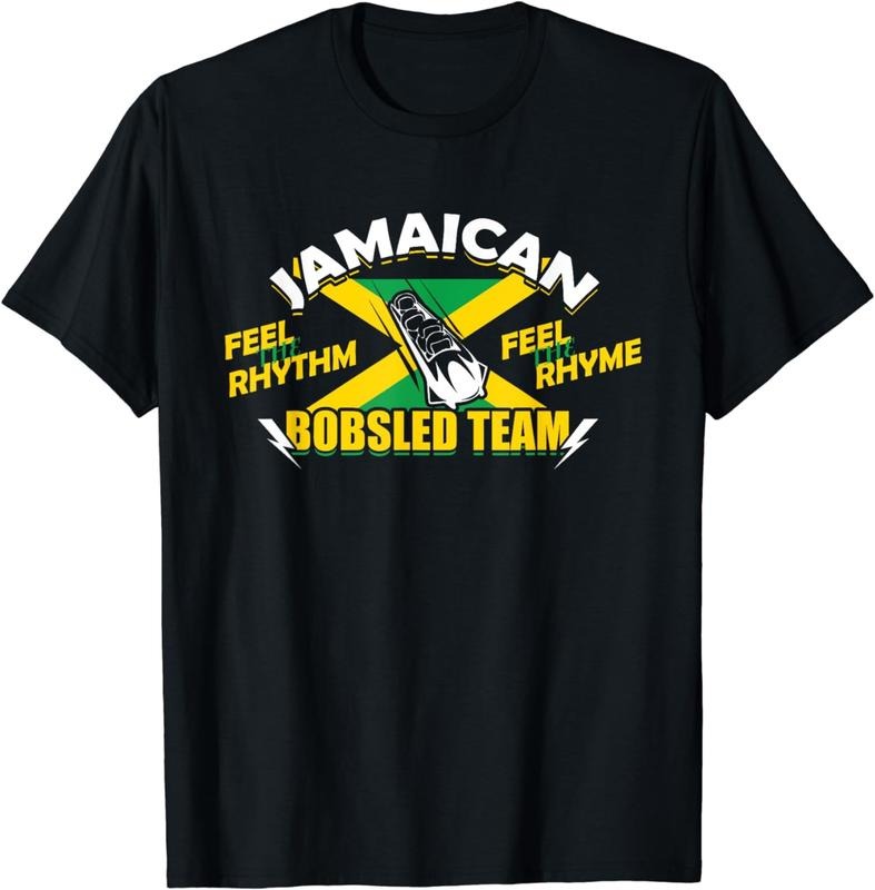 [100% Cotton]Jamaican Bobsled Team T-Shirt Hoodie Sweatshirt | PrintMintTees.com