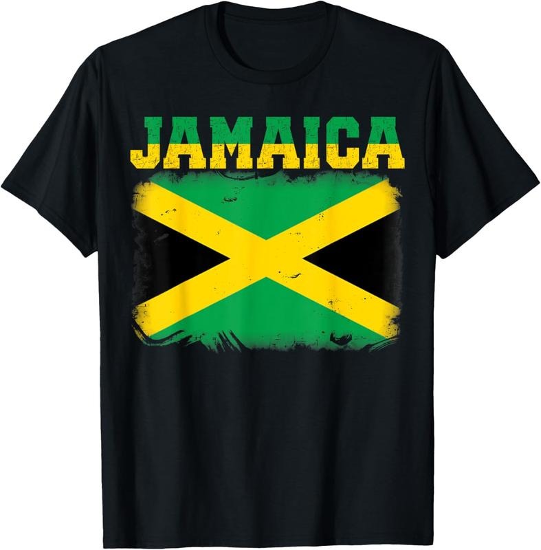 100% Cotton Jamaican Flag vintage Jamaica Souvenir Love Travel Vacation T-Shirt Hoodie, Sweatshirt | PrintMintTees.com
