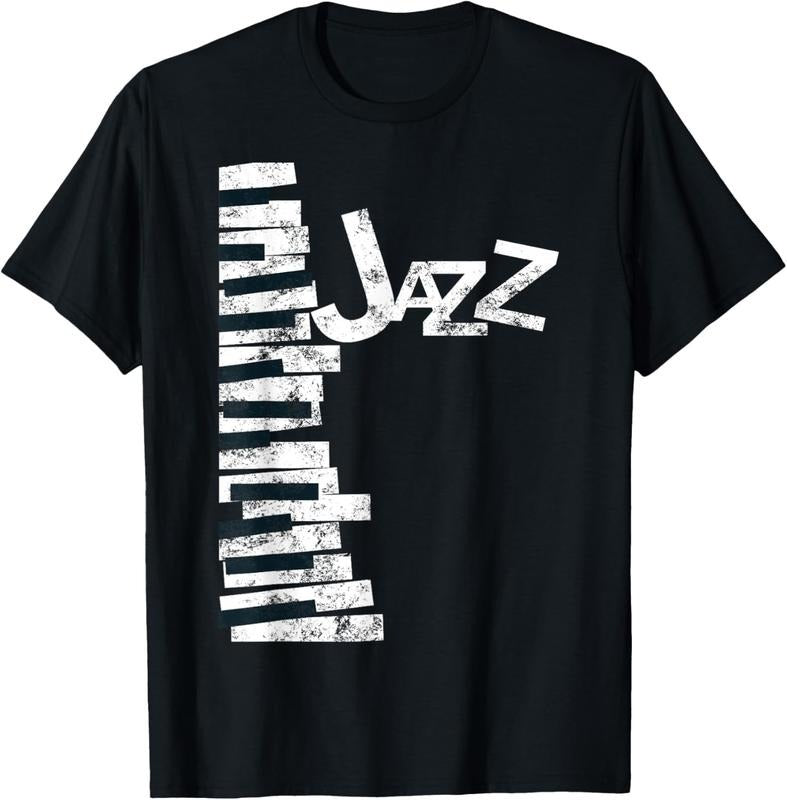 100% Cotton Jazz Music Lover - Vintage Piano Jazz T-Shirt Hoodie, Sweatshirt | PrintMintTees.com