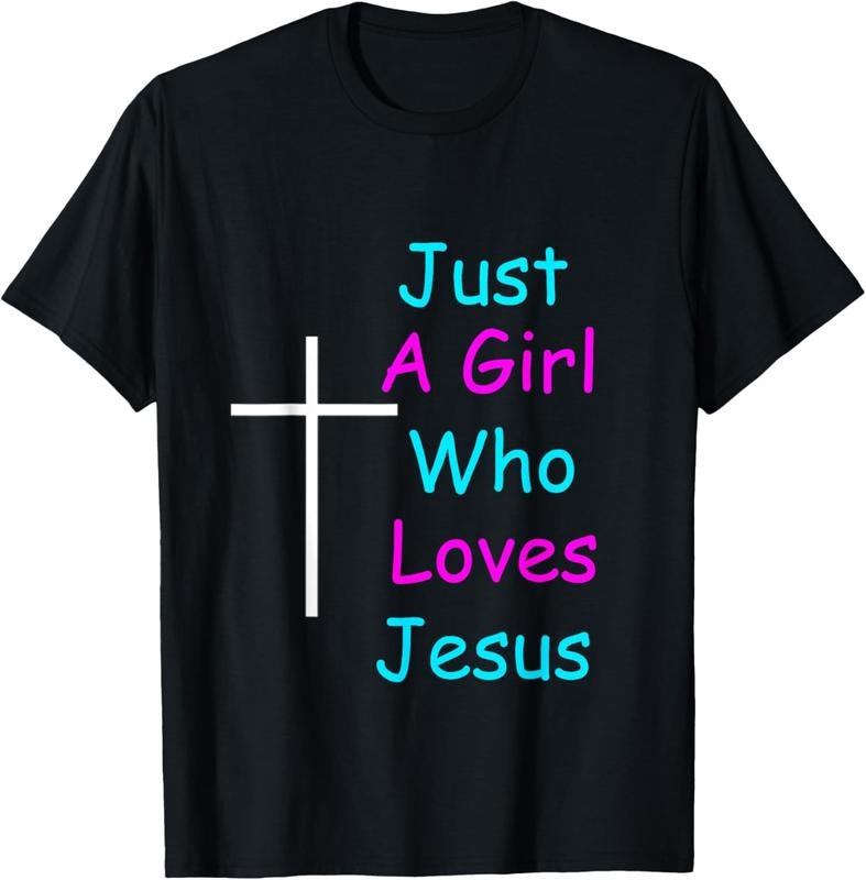 100% Cotton Just Girl Who Loves Jesus T-Shirts, Hoodie, Sweatshirt