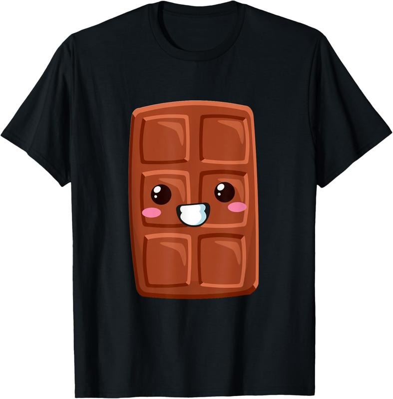 100% Cotton Kawaii Halloween Group Costume Party S'mores Chocolate Bar T-Shirt Hoodie, Sweatshirt | PrintMintTees.com