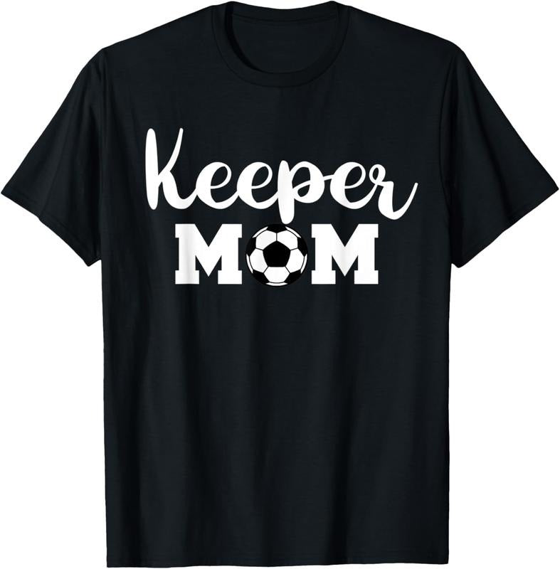 100% Cotton Keeper Mom Funny Soccer Goalkeeper Mom T-Shirt Hoodie, Sweatshirt | PrintMintTees.com