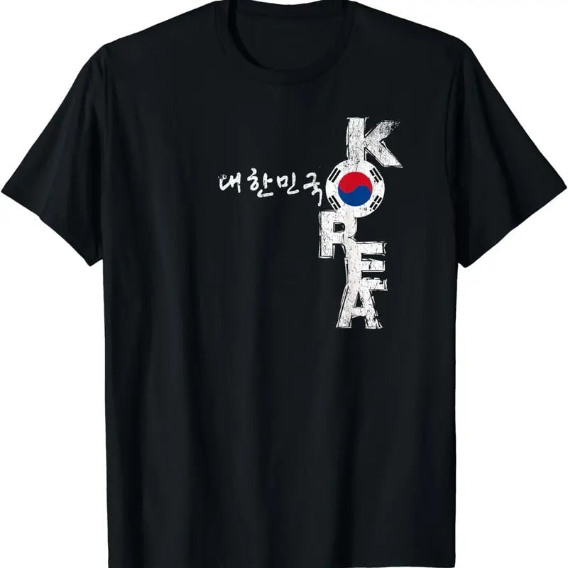 [100% Cotton]Korea tshirt, korean t-shirt, korea souvenir t-shirt T-Shirt Hoodie Sweatshirt | PrintMintTees.com