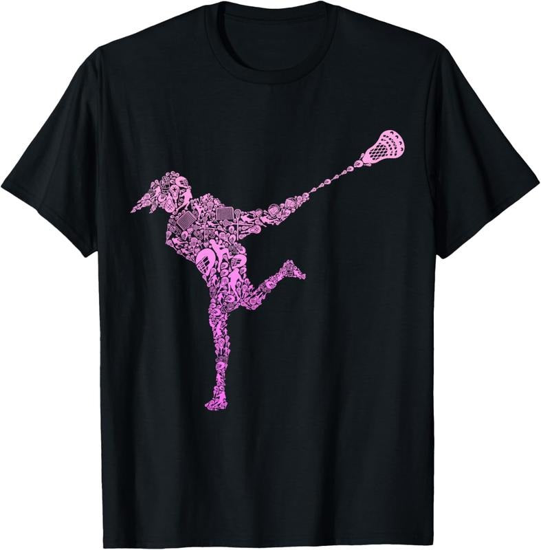 100% Cotton Lacrosse Player Youth Girls Women T-Shirt Hoodie Sweatshirt | PrintMintTees.com