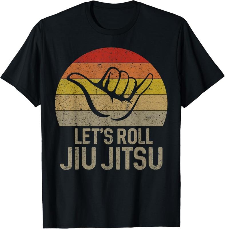 100% Cotton Let's Roll Jiu Jitsu Hand Brazilian BJJ Funny Martial Arts T-Shirt Hoodie Sweatshirt | PrintMintTees.com