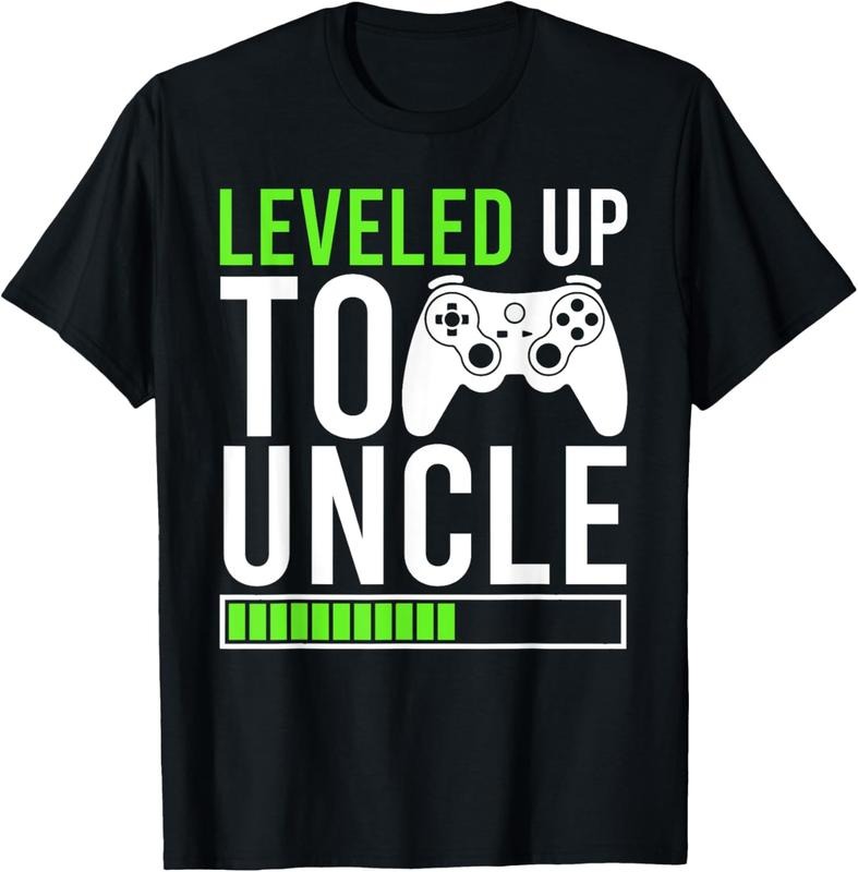 100% Cotton Leveled Up Promoted to Uncle 2025 New Uncle Video Game T-Shirt Hoodie, Sweatshirt | PrintMintTees.com