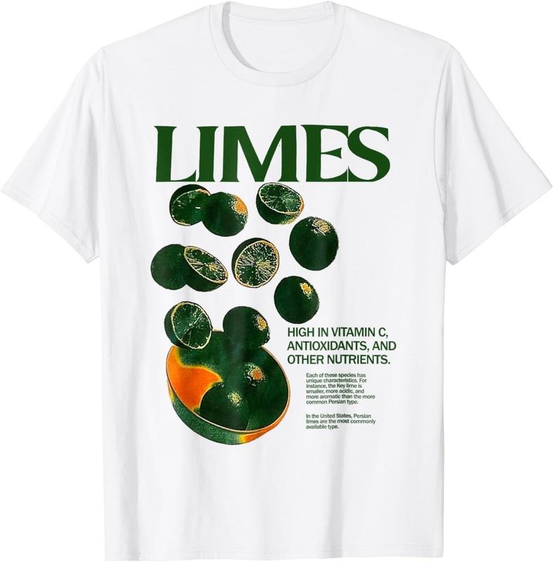 [100% Cotton]Limes Funny High In Vitamin C Antioxidants Other Nutrients T-Shirt Hoodie Sweatshirt | PrintMintTees.com