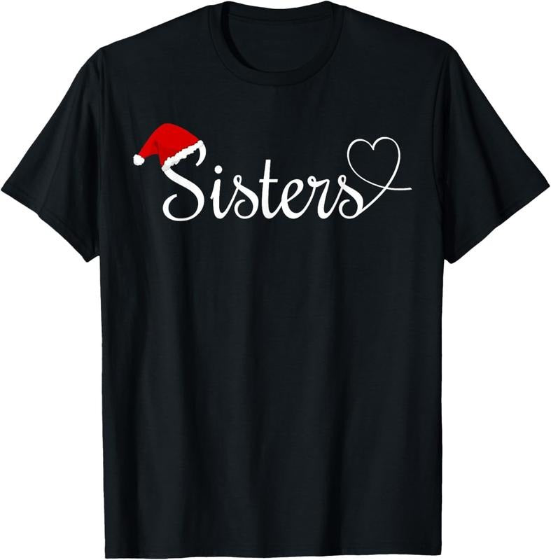 100% Cotton Love My Sister Cute Christmas Sisters T-Shirt Hoodie Sweatshirt | PrintMintTees.com