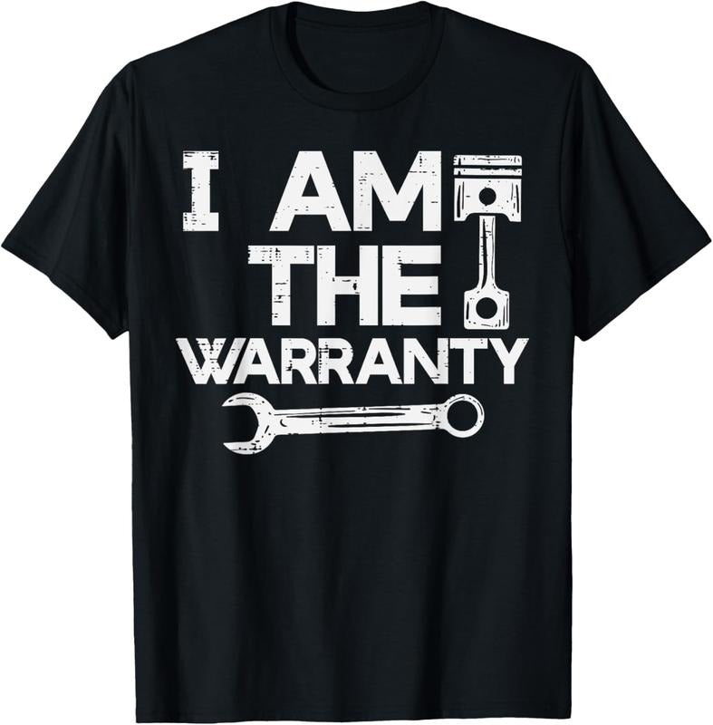 100% Cotton Mechanic I Am The Warranty Funny Car Auto Technician Men T-Shirt Hoodie, Sweatshirt | PrintMintTees.com