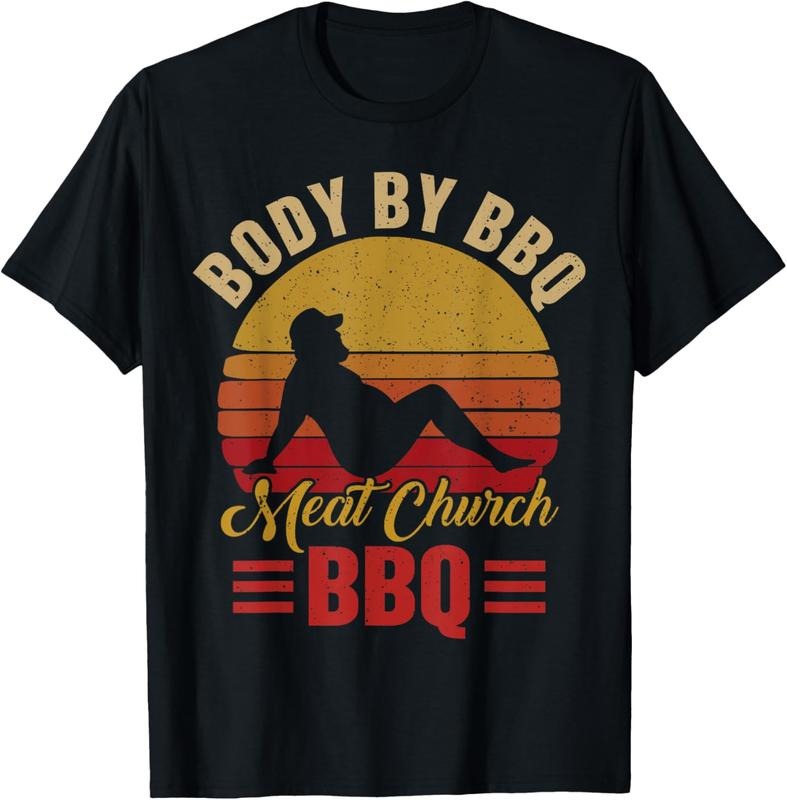 100% Cotton Body BBQ Vintage Meat Church Grilling Barbecue T-Shirts, Hoodie, Sweatshirt