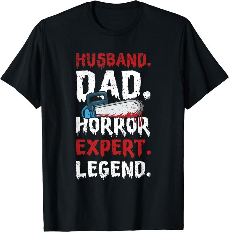 [100% Cotton]Mens Halloween Horror Movie Design for your Horror Movie Dad T-Shirt Hoodie Sweatshirt | PrintMintTees.com